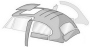 Beetle One Piece Headliner, 68-77 with Sunroof