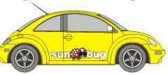 Sun Bug Graphics for New Beetle