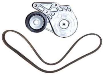 Serpentine Belt Tensioner with Belt, With A/C