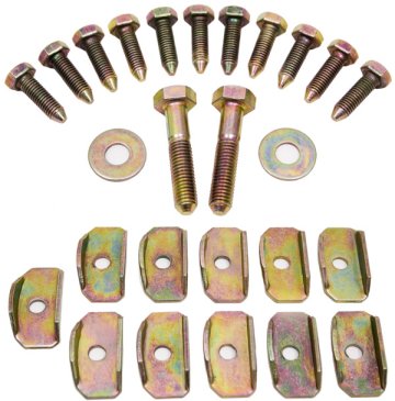 Floor Pan Bolt Set w/Plates