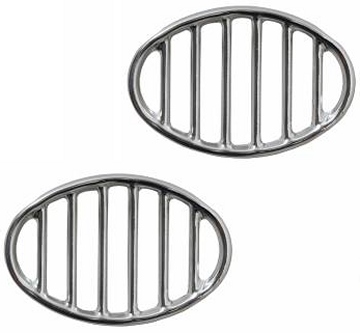 Pair Horn Grills