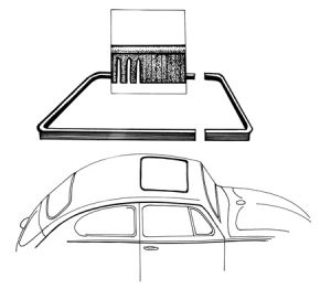 Sunroof Felt Seal