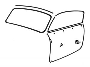 Ghia Window Top and Door Seal Set