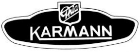 Karmann Ghia Emblem - Side