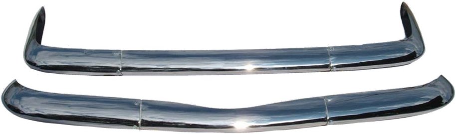 Ghia Front & Rear Bumpers 67-69 Euro Stainless Blades