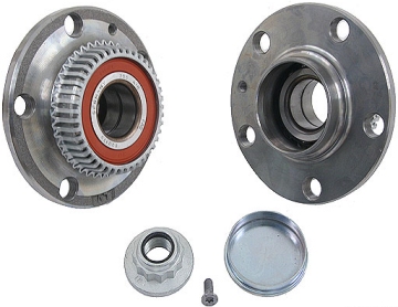 rear axle bearing and hub assembly