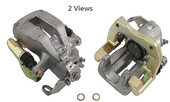 Rear Left Disc Brake Caliper - Remanufactured