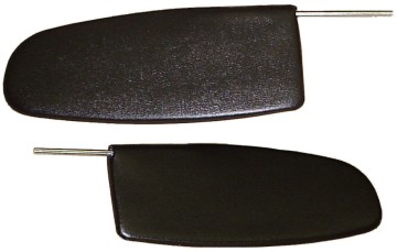 Sunvisors, Bug Sedan & Conv 58-64 - Black Vinyl