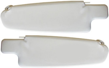 Sunvisors, Bus 68-79 - White Vinyl