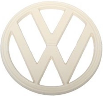 VW Emblem - White 73-79