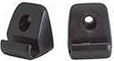 Sunvisor Clips - Black - Pair