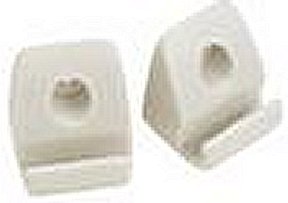 Sunvisor Clips - White - Pair