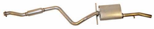 TT Cat-Back Exhaust for Scirocco-16V Aluminized