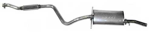 TT Cat-Back Exhaust for 1986 up Scirocco-16V w/ Borla muffler