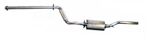 TT Cat-back exhaust for '87-'89 Jetta 16v w/ 55mm cat w/ Borla muffler