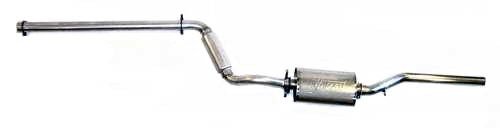 TT Cat-back Exhaust Jetta '85 -'92 55mm w/Late Bumpers w/ Borla muffler