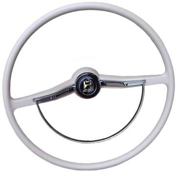 Steering Wheel - Complete - Ivory