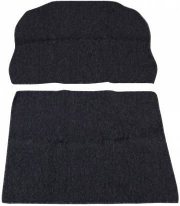 Super Beetle 71-72 Trunk Carpet Kit, Black Loop