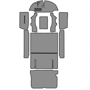 Bus 55-64 Full Set Carpet, Cutpile or Loop