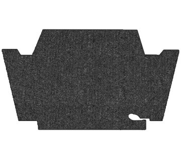 Ghia Sedan & Conv 60-67 Trunk Carpet, Black Loop