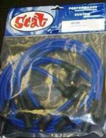 Scat Blue Spark Plug Wires - 8mm