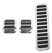 Chrome/Rubber Pedal Pads