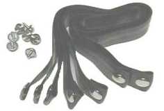 Bus Curtain Ties 74-79 - Black