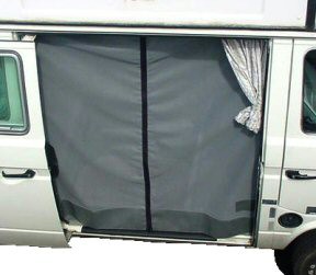 Westfalia Vanagon Sliding Door Screen 85-86 - Brown