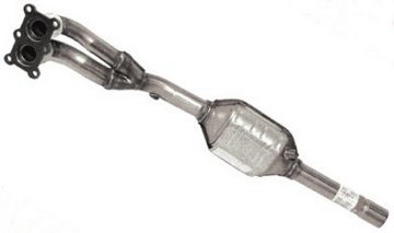 Dual Downpipe with Catalytic Converter