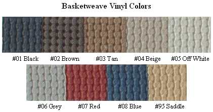 Basketweave Vinyl By The Yard