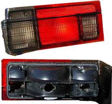 Fox Sedan Smoked Tail Lights 87-90