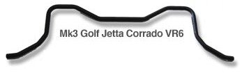 Golf 3/Jetta 3/Corrado VR6 Lightweight Adjustable Front Swaybar Complete Kit