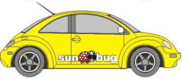 Sun Bug Graphics for New Beetle