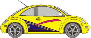 Flair Graphics for New Beetle