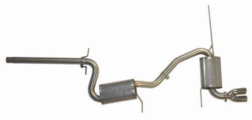 Golf 5 Exhaust w/Dual Borla, Dual Tip