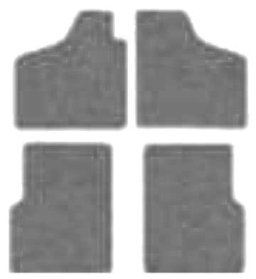 Thing Floormat Set - Black or Grey