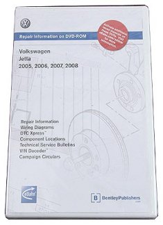 VW Jetta 2005-2009 Repair Manual CD-ROM