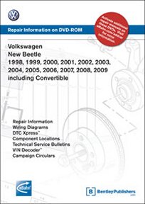 VW New Beetle 1998-2009 Repair Manual CD-ROM