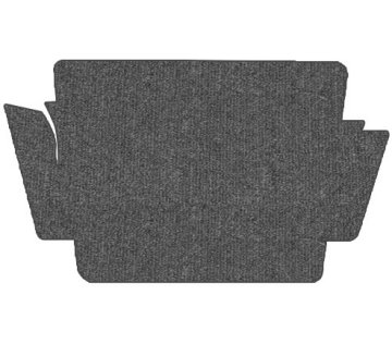 Ghia Sedan & Conv 56-59 Trunk Carpet, German Squareweave